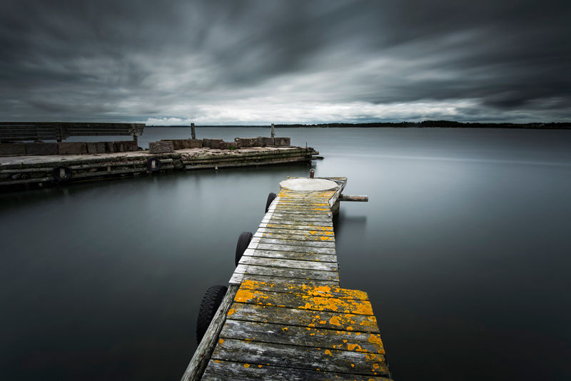The Dock. Fårö in Gotland, Sweden. By David Olsson.